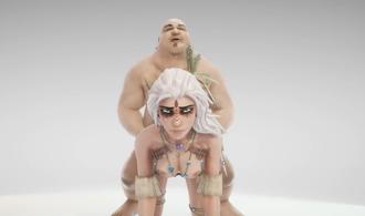  【3D】肥宅因鸡巴太小,舔了半小时都硬不起来 