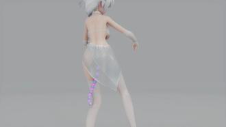 MMD16 巨乳泳装光辉疯狂扭动 湿身诱惑浪叫不停 3D
