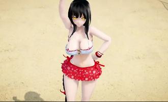 海边巨乳嫩模激情沙滩舞，波涛汹涌极品尤物狂浪扭动！ 3D